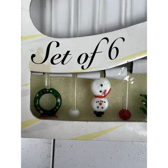LS Arts Christmas Swizzle Sticks,‎ Venezia Art Glass Collection - Picture 5 of 5